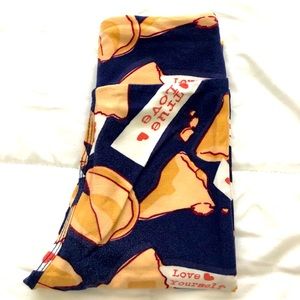 Valentine’s fortune cookie LuLaRoe kids SM legging